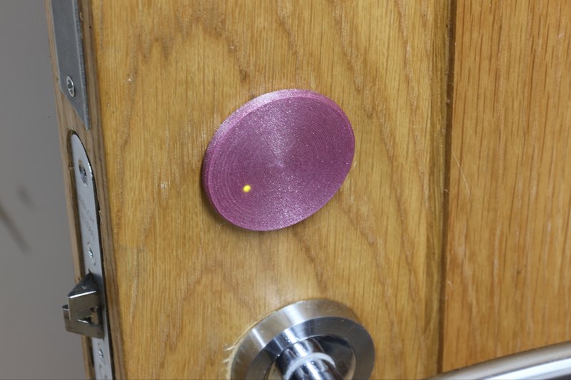 PN532 NFC Reader on a door